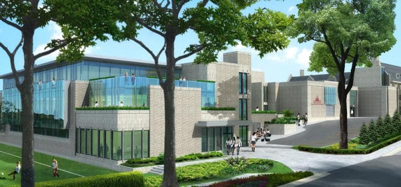 Architectural rendering of The Bishop Strachan School campus